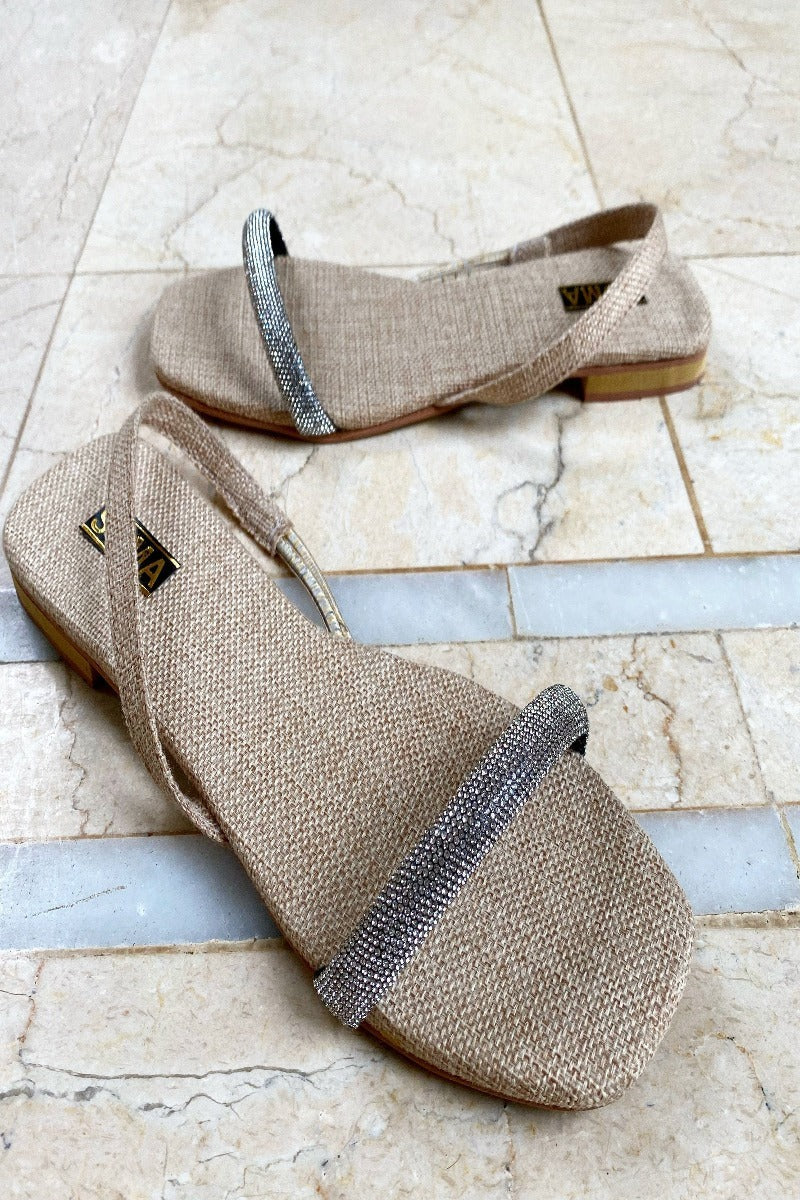 Azure Single Strap Jute