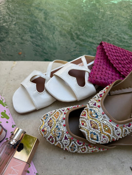 Java Heart Sandals