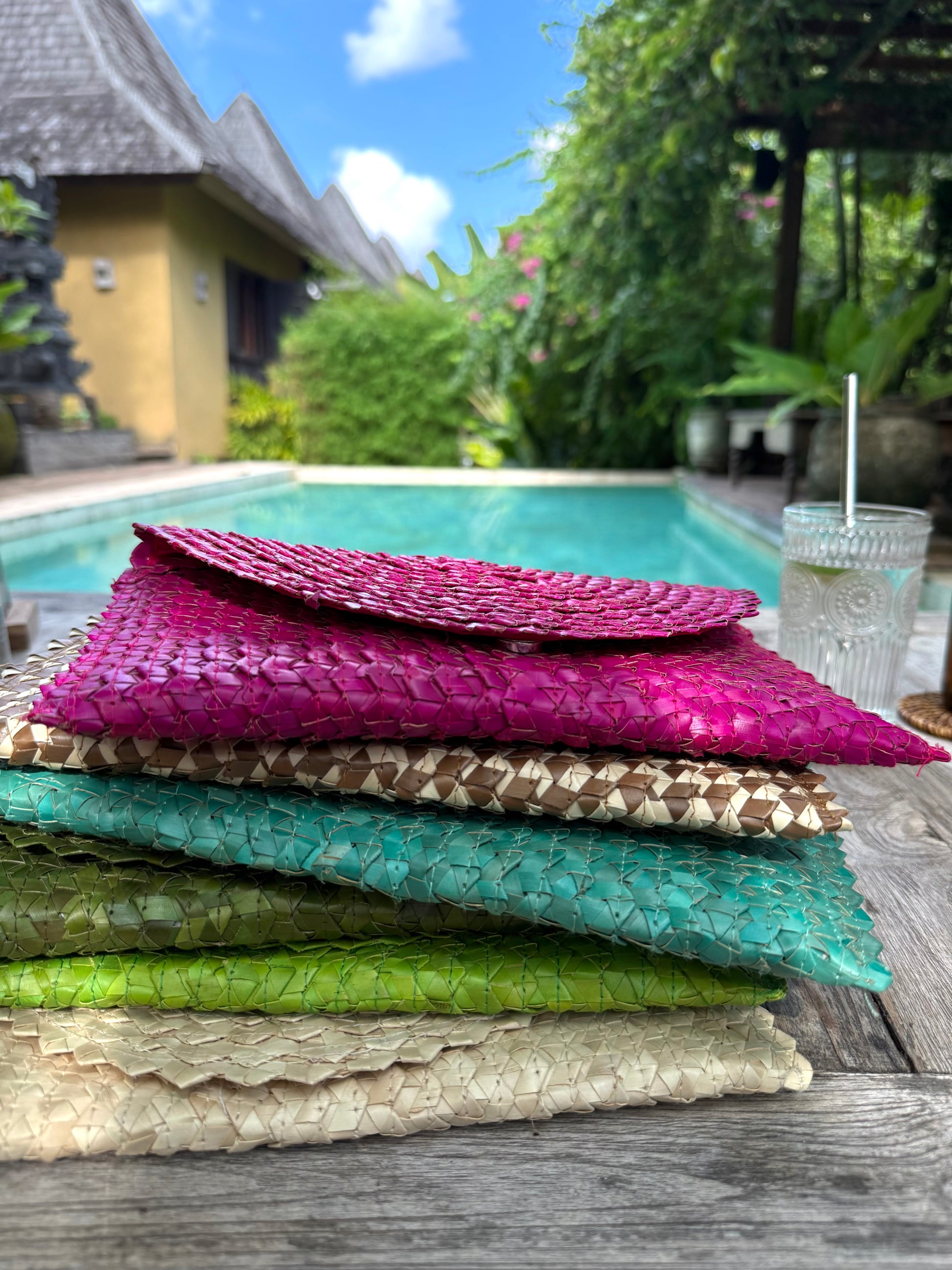 MIA Palm Clutches