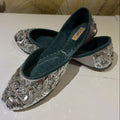  Silver with teal lining