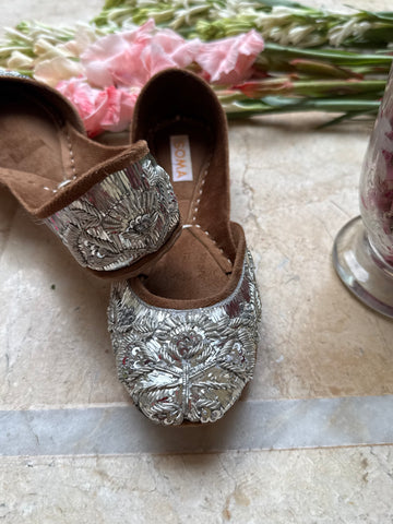 Silver with gold lining
