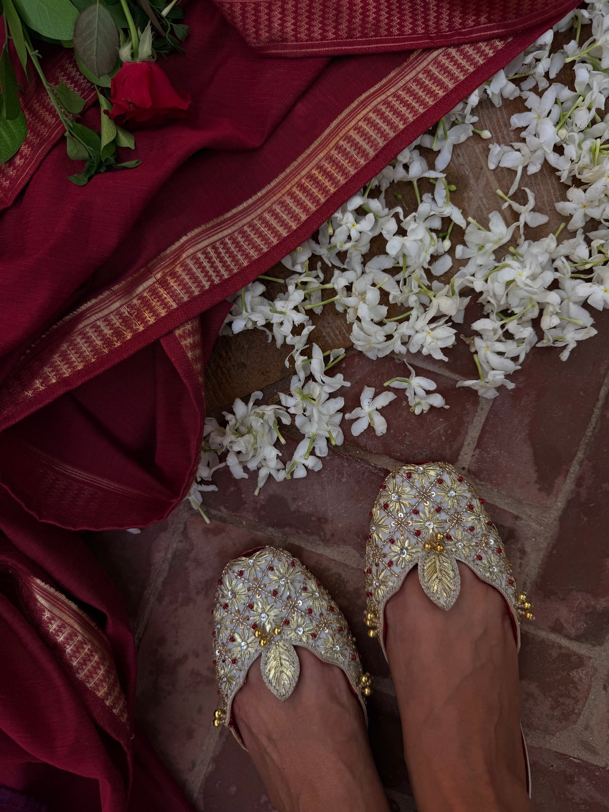 CHAMELI khussa handcrafted in Karachi by SOMA