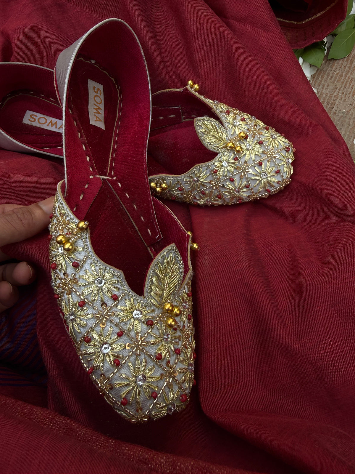 CHAMELI khussa handcrafted in Karachi by SOMA