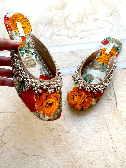 Orange Floral Bells